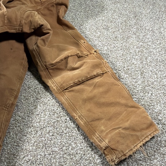 Vintage Distressed Carhartt Full Swing Jacket Super Faded Size Large Patchwork - Picture 14 of 16